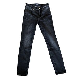 J.Crew Black High-Rise Toothpick Skinny Jeans 27 | Sleek Slim Fit Denim
